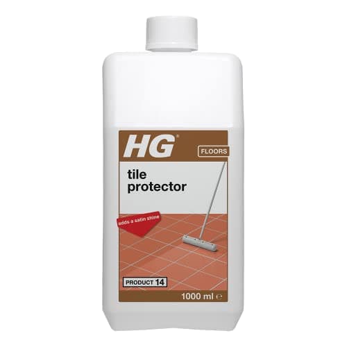 Image of HG Tile Protector & Sealer – Polymer Emulsion for Kitchen & Bathroom Floors – Protects Stone Tiles with a Satin Gloss Finish – 1 Litre