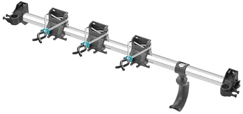 Image of Gardena Tool Rack Plus: Wall-mounted rack for home and garden tools, 78 cm wide, 60 kg maximum weight, space-saving, can be equipped and expanded as necessary (3509-20)