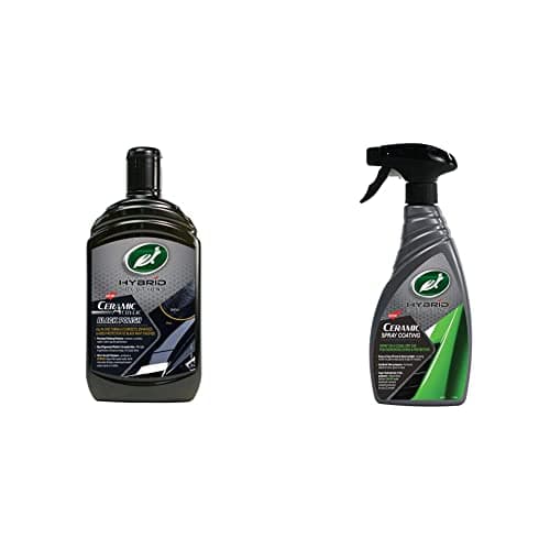 Image of Turtle Wax 53677 Hybrid Solutions Ceramic Acrylic Black Polish 500ml & Hybrid Solutions Ceramic Spray Coating 500ml - Incredible Shine & Protection