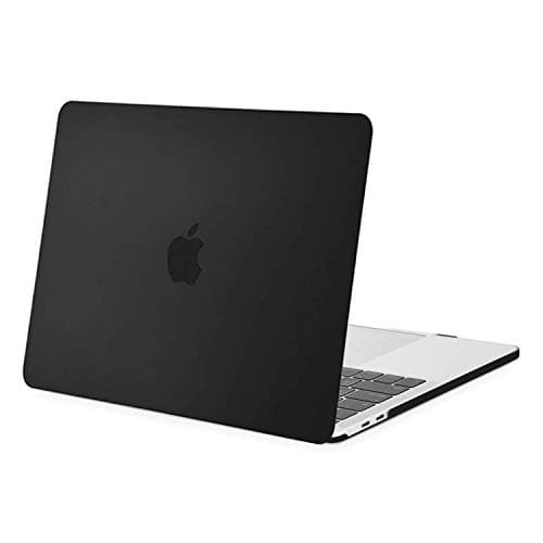 Image of MOSISO Compatible with MacBook Pro 13 inch Case 2026 2025 2024 2023 2022-2016 M2 M1 A2338 A2289 A2251 A2159 A1989 A1706 A1708 with/without Touch Bar, Plastic Hard Shell Case Cover, Black