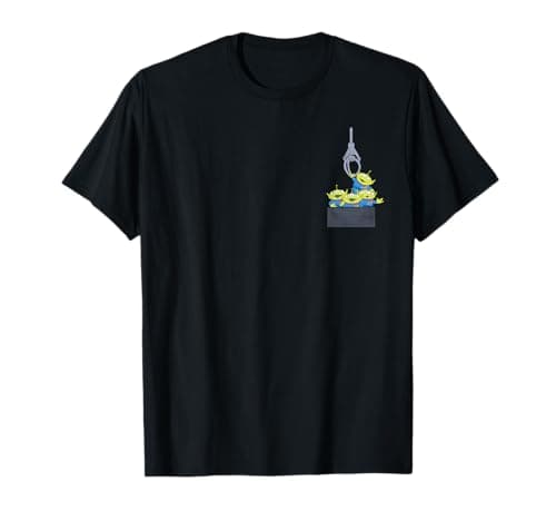 Image of Disney Pixar Toy Story Aliens Claw Machine Pocket T-Shirt