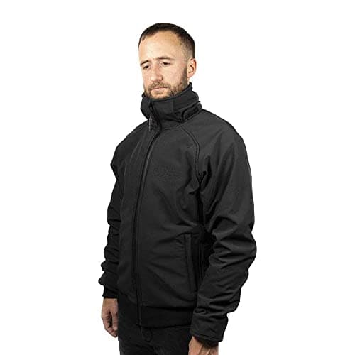 Image of John Doe Softshell 2in1 XTM - Black | Motorcycle Jacket | XTM | Insertable Protectors | Breathable | Waterproof | Removable Hood