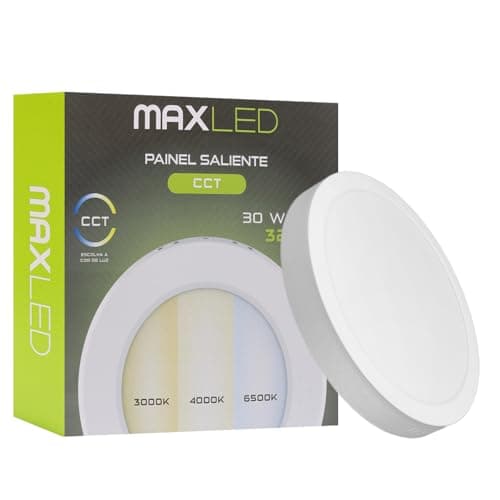Image of Maxled, Light is Led! 30W Round Surface Mounting Panel Light 3200Lumen Warm White 3000K Neutral 4000K Cool 6500K Ultra-Thin Ceiling Light LED Ceiling Lamp for Living Room Kitchen Porch Not Dimmable