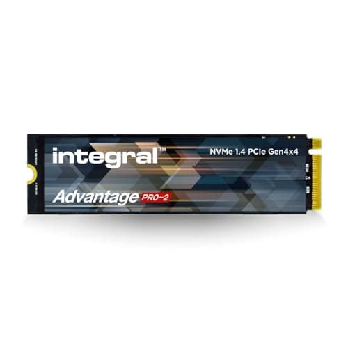 Image of Integral 2TB Advantage Pro-2 M.2 2280 PCIe Gen4 X4 NVMe 1.4 SSD Up to 7300MB/s read & 6400MB/s write Run Cooler Technology - No Heatsink Improved Reliability For Gaming Editing Rendering & more