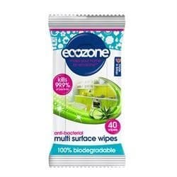 Image of Ecozone | Multi Surface Wipes - Anti Bac | 1 x 40