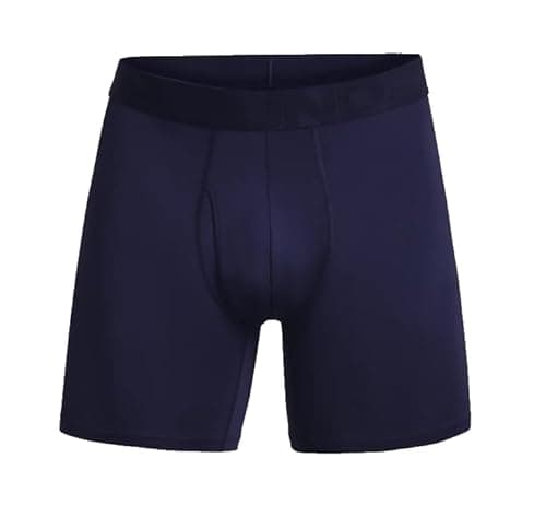 Image of Under Armour Men's Standard Tech Mesh 6-inch Boxerjock 2-Pack, (466) Cosmic Blue / / Midnight Navy, 5X-Large