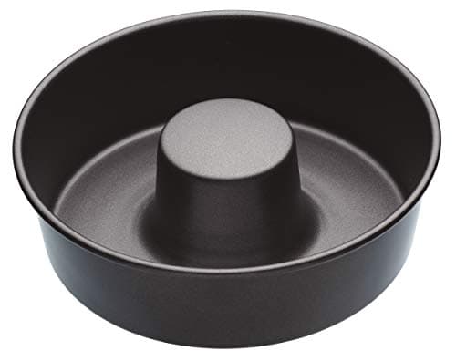 Image of MasterClass Ring Cake Tin with PTFE, PFOA and BPA Free Non Stick, Robust 1mm Thick Carbon Steel, Savarin Mould 20cm (8”) for Cakes and Desserts, Rust Resistant, Ultimate Double-Layer, Grey