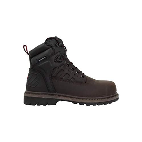 Image of Hoggs of Fife Hercules Safety Lace-up Boots Crazy Horse Brown - Full grain leather, with bellows tongue, Goodyear Welted Construction