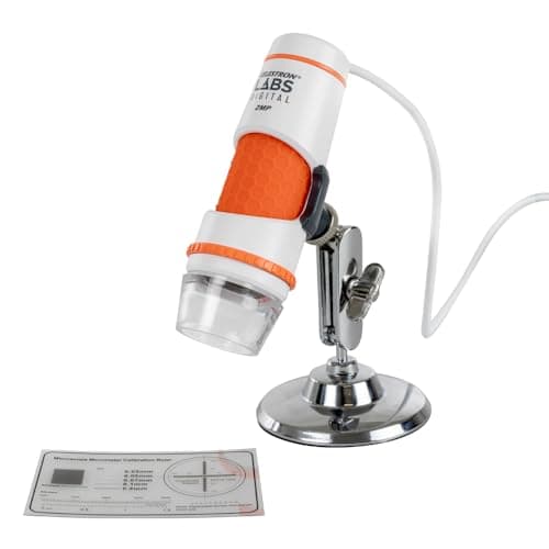 Image of Celestron Deluxe Capture Your Discoveries 44302-C Digital Handheld Microscope, Grey
