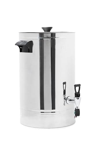 Image of Pifco 30l Hot Water Dispenser - Keep Hot Function - 2.2kw Variable Temperature Control Electric Urn - Stylish Mirror Finish - Ideal Kitchen Appliance For Tea, Coffee & More