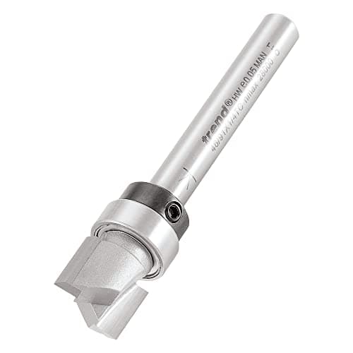 Image of Trend Professional Bearing Guided Profiler, 1/4 Inch Shank, 12.7mm Cut Diameter, 9.5mm Cut Length, Tungsten Carbide Tipped, 46/91X1/4TC