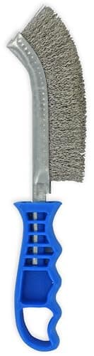 Image of TIVOLY XT20251006170 Ergo Metal Brush with Plastic Handle and Stainless Steel Wire - Green - 26 cm