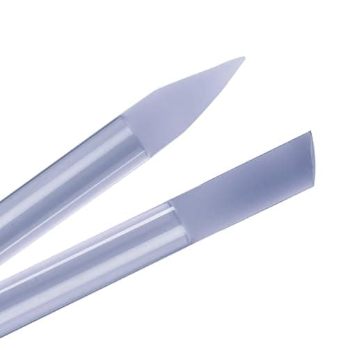 Image of Glass Cuticle Pusher by Bona Fide Beauty, 1Pc Blue Gentle Czech Manicure Stick for Cuticle Remover, Long-Lasting and Double-Sided Reusable Glass Cuticle Stick