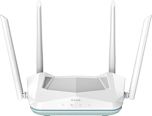 Image of D-Link R15 EAGLE PRO AI AX1500 Smart Router with AI Wi-Fi/Traffic Optimiser, AI Parental Control, Gigabit Ports, MU-MIMO, 1024 QAM, OFDMA, WPA3, D-Link Wi-Fi Mesh. Works with Alexa/Google Assistant