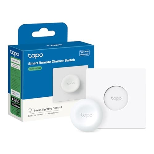 Image of Tapo S200D Smart Wireless Remote Dimmer Switch, Multiple Locations Control, Customized Actions, Battery Included, Flexible Mounting, Easy Setup, For Indoor Home Lighting, Livingroom, Bedroom