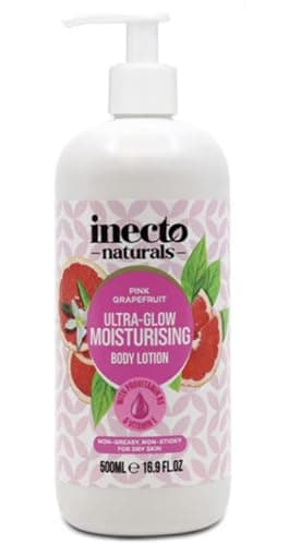 Image of Pink Grapefruit Ultra-Glow Moisturising Body Lotion 500ml | Revitalising Hydration for Soft, Radiant Skin | With Pro-Vitamin B5 and Vitamin E