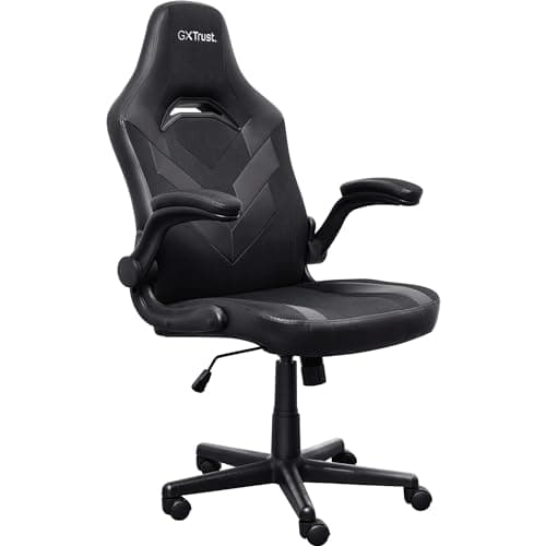 Image of Trust GXT 703 RIYE Gaming Chair, Black, Faux Leather, Ergonomisch, Office, Gaming