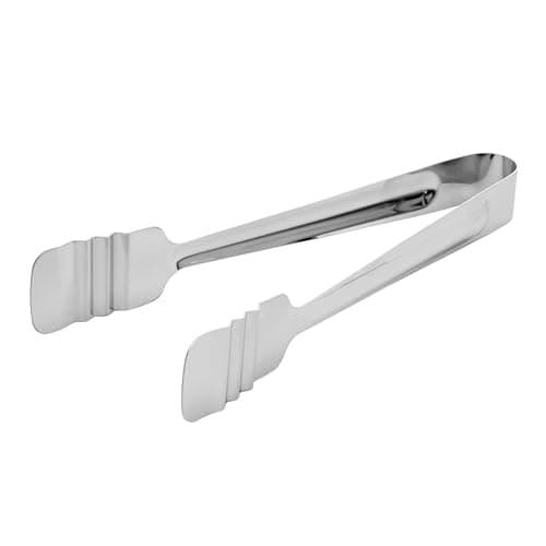 Image of Chef Aid Kitchen Tongs, Essential Kitchen Tool ideal for Cooking and Serving Food, Perffect for the BBQ, Durable Chrome Metal Serving Tongs