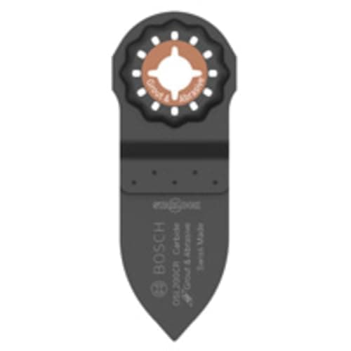 Image of BOSCH OSL200CR 1-Piece 2 In. Starlock Oscillating Multi Tool Grout & Abrasive Carbide Grit Sanding Finger for Applications in Sanding Wood