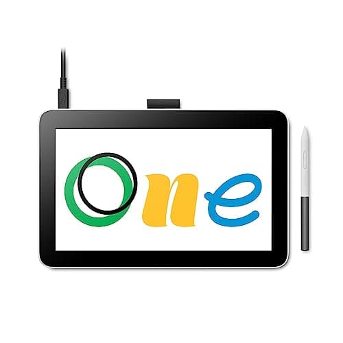 Image of Wacom One 12 drawing tablet with 11.6” screen, Full-HD 99% sRGB, incl. battery-free EMR-pen, for Windows, Mac, Chromebook and Android – ideal for creative beginners and start drawing digitally