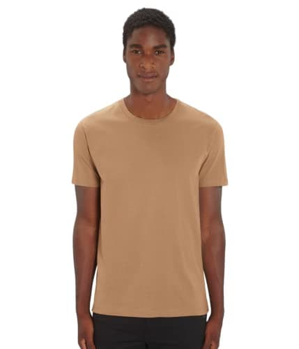 Image of Unordinary Apparel Men's Organic Cotton Short Sleeved T-Shirt - Crewneck - Basic Tee Brown, XS