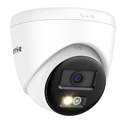 Image of ANNKE 3K PoE CCTV Camera Outdoor, Super HD Security Camera with Human/Vehicle Detection & 100ft Night Vision, 2 Way Audio, Compatible with Alexa, IP67 Weatherproof, 512GB MicroSD Slot