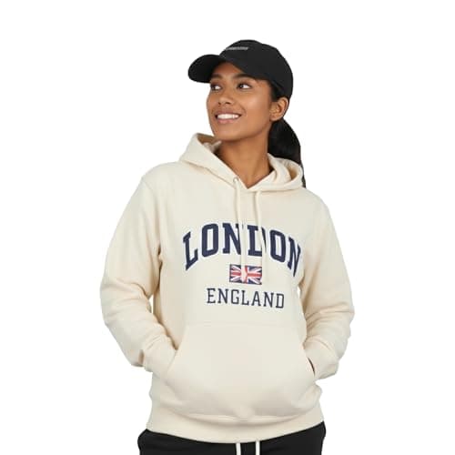 Image of TT ThreadTrade Men’s Stylish Hoodie, Comfortable, Trendy, Soft, and Durable Fabric, Adjustable Drawstring, Versatile and Stylish, 300GSM (UK, Alpha, XL, Regular, Regular, Cream)