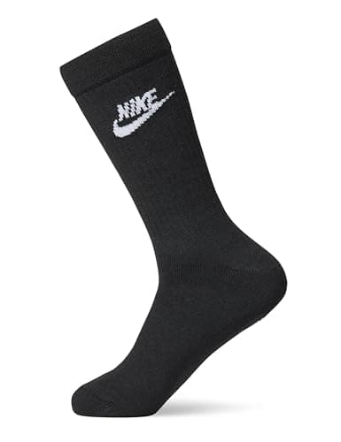 Image of NIKE DX5025-010 Sportswear Everyday Essential Socks Unisex Black/White L