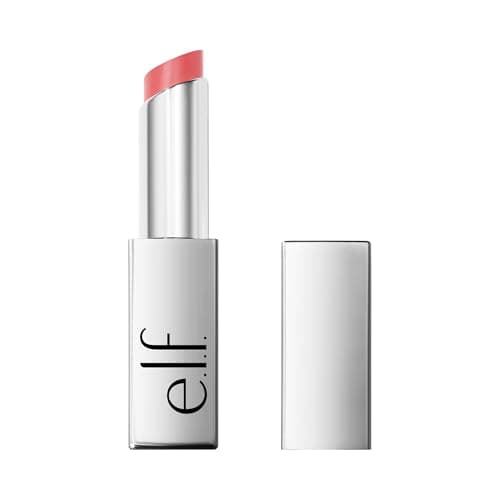 Image of e.l.f. Glow Reviver Lip Oil Stick, Tinted Lip Oil Stick, Non-Sticky & Hydrating for a Soft-Shine Finish, Vegan & Cruelty-Free, Pink-Me Energy