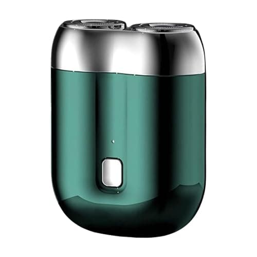 Image of scyca Compact Shaver for Men, Portable Electric Shaver - 2024 Double Head Beard Shaving Buzzer - Pocket Size Electric Shaver with Motor, Waterproof Electric Rotary Shaver,