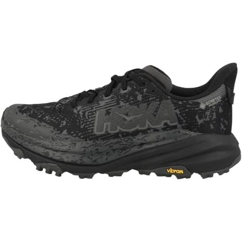 Image of HOKA ONE ONE 1155151-BCKT Speedgoat 6 GTX Women Black/Outer Orbit UK 4