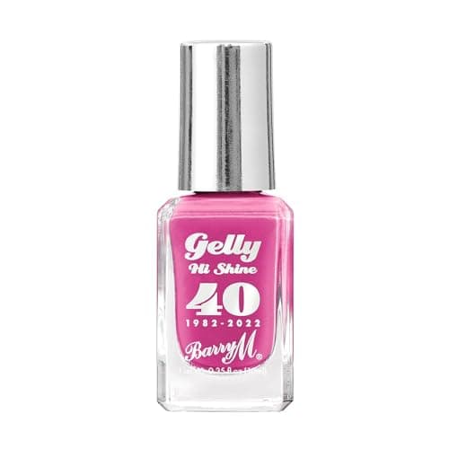 Image of Barry M Gelly Nail Paint, Strawberry Cheesecake, shade Pink
