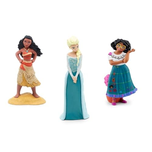 Image of tonies Disney Favourites Collection with Encanto, Frozen & Moana, Audio Story and Songs for kids for use with Toniebox Music Player (Sold Separately), Fabric, Blue