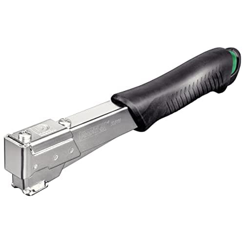 Image of Rapid R311 Hammer Tacker for Roofing/Membranes/Carpeting, Strong All-Steel Construction, Hammer Stapler, Uses Flatwire Staples No. 140, 6-12mm, Blister Pack (5000005), Metal