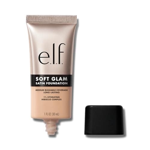 Image of e.l.f. Soft Glam Foundation, Medium Coverage, Long-Lasting & Buildable Foundation For A Smooth, Satin Finish, Vegan & Cruelty-Free, 25 Light Neutral