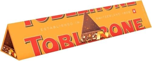 Image of Premium Swiss Chocolate Bar - Best gift for Friends & Family for Any occasion (Toblerone Orange Twist Chocolate Bar 360g)