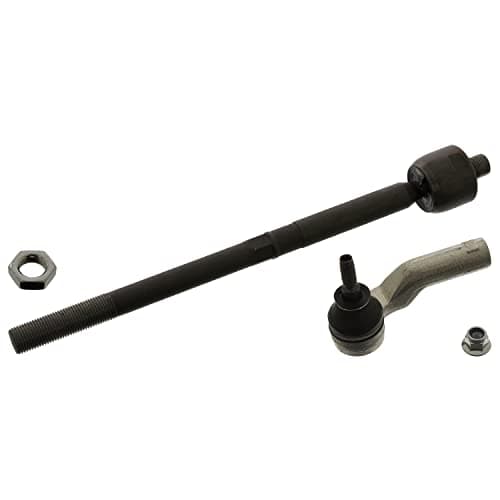 Image of febi bilstein 43525 Tie Rod with end fitting, nut and lock nut, pack of one