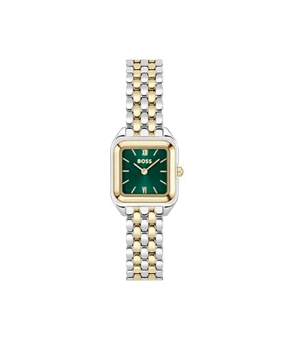 Image of BOSS Two Hand Quartz Movement Watch for Women MAE Petite Collection with Two-Tone Stainless Steel Bracelet - 1502822