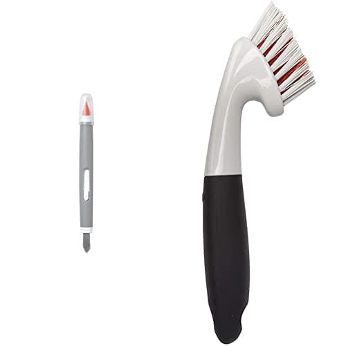Image of OXO Good Grips Electronics Cleaning Brush - Grey & Good Grips Grout Brush