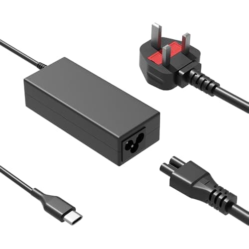 Image of HSXIRQA Chromebook Charger USB-C 45W Compatible with Acer Chromebook Spin 11 13 R13 15 311 315 511 512 714 713 CB311 CB314 CB514 CB714 CB715 C721 C732 C733 C771 C933 N16Q14 N17Q5 Laptop