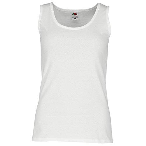 Image of Fruit of the Loom Women's Valueweight Vest Lady Fit, White, XL