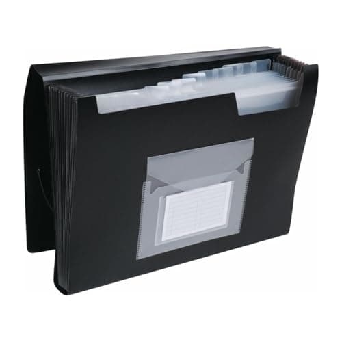 Image of Q-Connect Expanding File 13-Pocket Black A4 KF01276