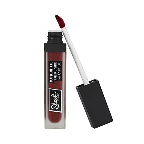 Image of Sleek MakeUP Matte Me XXL Liquid Lipstick, High Impact Colour, Longlasting and Transfer Proof, Left on Red, 5ml