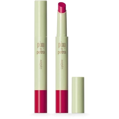 Image of Pixi LipGlow | Sheer, Buildable Colour Lip Balm with Glossy Finish | Hydrating & Nourishing Formula for Everyday Wear | Mirror-Free Application | Ruby | 0.05 oz/ 1.5g