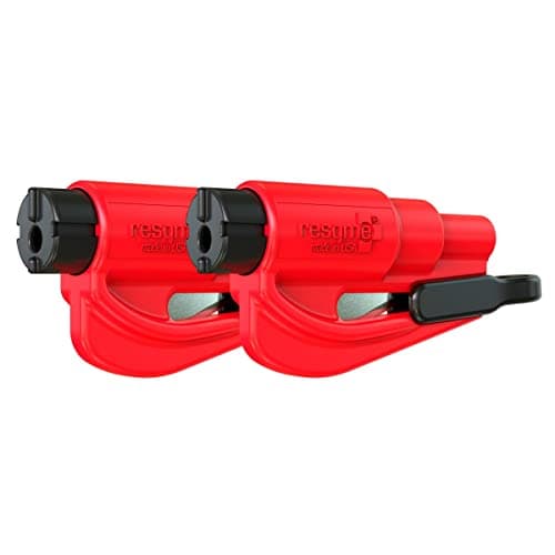 Image of Resqme GBO-RQMTWIN-ROT Car Escape Tool, Red, 2 Resqme