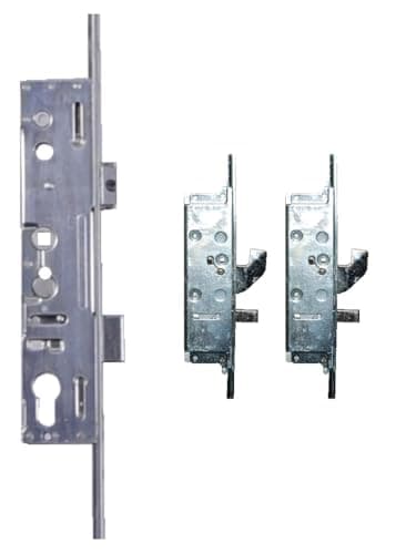Image of Lockmaster Milamaster Upvc Door Lock 2 Hook 2 Pin 4 Cam 35mm Backset