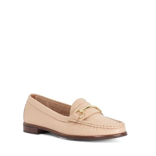 Image of Dune London Ladies GLENNY Wide Fit Snaffle Trim Loafers Size UK 5 Blush