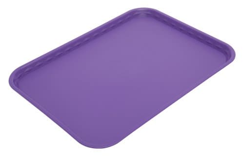Image of Harfield Purple Flat Food Serving Trays 41x30cm Polypropylene