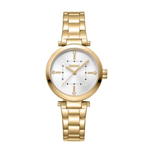Image of DKNY Quartz Watch Urban Quartz 5 ATM, gold, onesize, Bracelet