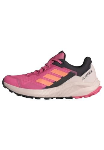 Image of adidas Women's Terrex Rider Trail Running Shoes, Pink Fusion/Amber Tint/Pink Fusion, 9.5 UK